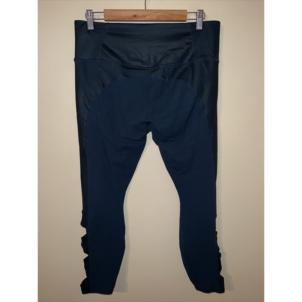 Athleta Cobra Cut Out Leggings Women’s Size Large Teal